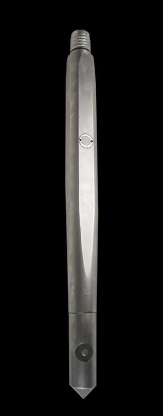 OIHPT probe with sapphire window, UV LED, and electrode array